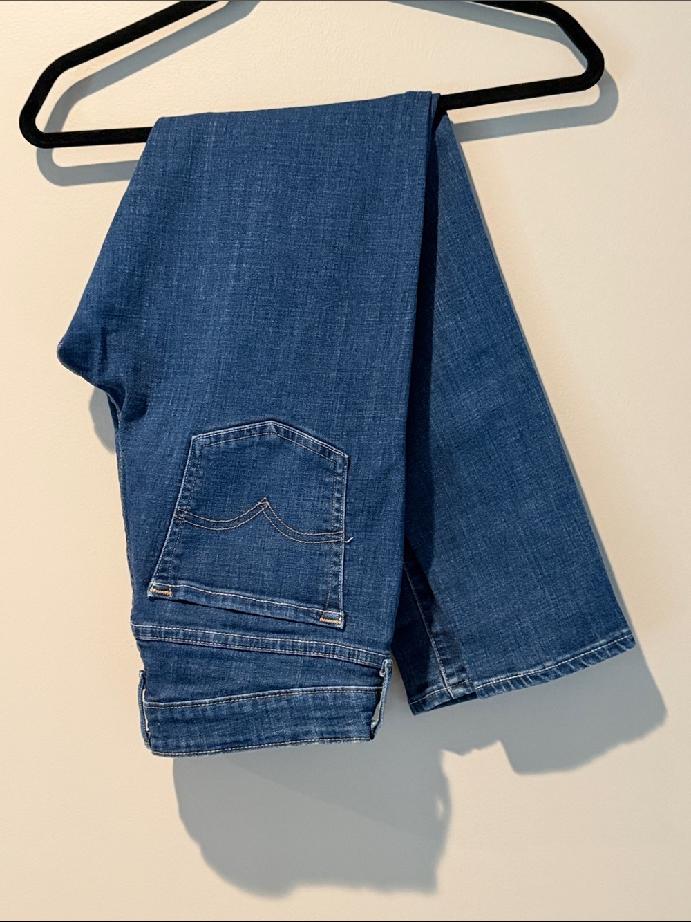 Levi's Dark Blue Denim Jeans with Tan Patch